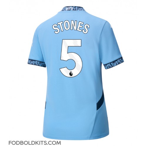 Manchester City John Stones #5 Hjemmebanetrøje Dame 2024-25 Kortærmet